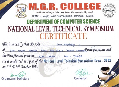 Certificate 1